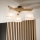 Brilagi - LED  Ytmonterad ljuskrona ANTHONY 3xE14/40W/230V ek/vit