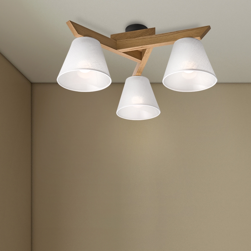 Brilagi - LED  Ytmonterad ljuskrona ANTHONY 3xE14/40W/230V ek/vit