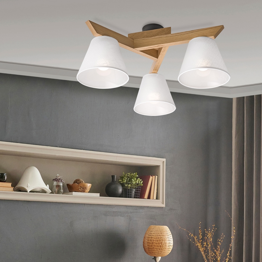 Brilagi - LED  Ytmonterad ljuskrona ANTHONY 3xE14/40W/230V ek/vit