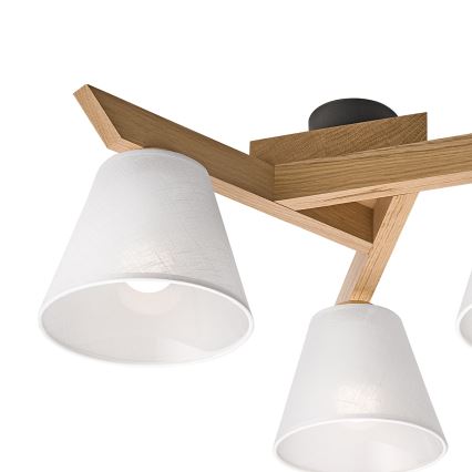 Brilagi - LED  Ytmonterad ljuskrona ANTHONY 3xE14/40W/230V ek/vit