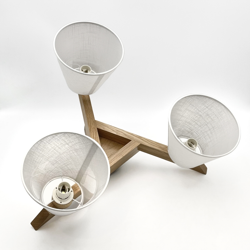 Brilagi - LED  Ytmonterad ljuskrona ANTHONY 3xE14/40W/230V ek/vit