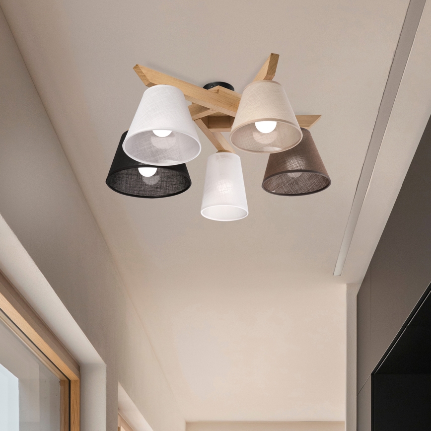 Brilagi - LED  Ytmonterad ljuskrona ANTHONY 5xE14/40W/230V ek