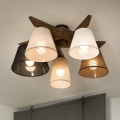 Brilagi - LED  Ytmonterad ljuskrona ANTHONY 5xE14/40W/230V ek