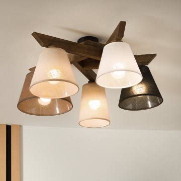 Brilagi - LED  Ytmonterad ljuskrona ANTHONY 5xE14/40W/230V ek