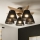 Brilagi - LED  Ytmonterad ljuskrona ANTHONY 5xE14/40W/230V ek/svart