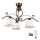 Brilagi - LED ytmonterad ljuskrona ANTICO 3xE27/60W/230V brons patina