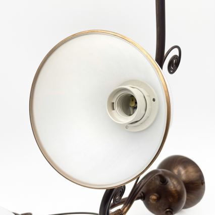 Brilagi - LED ytmonterad ljuskrona ANTICO 3xE27/60W/230V brons patina