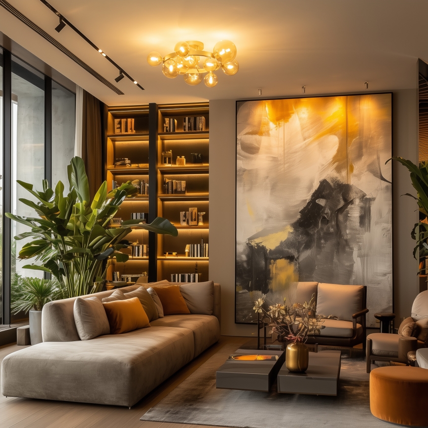 Brilagi - LED ytmonterad ljuskrona MILLA 10xG9/3W/230V guld