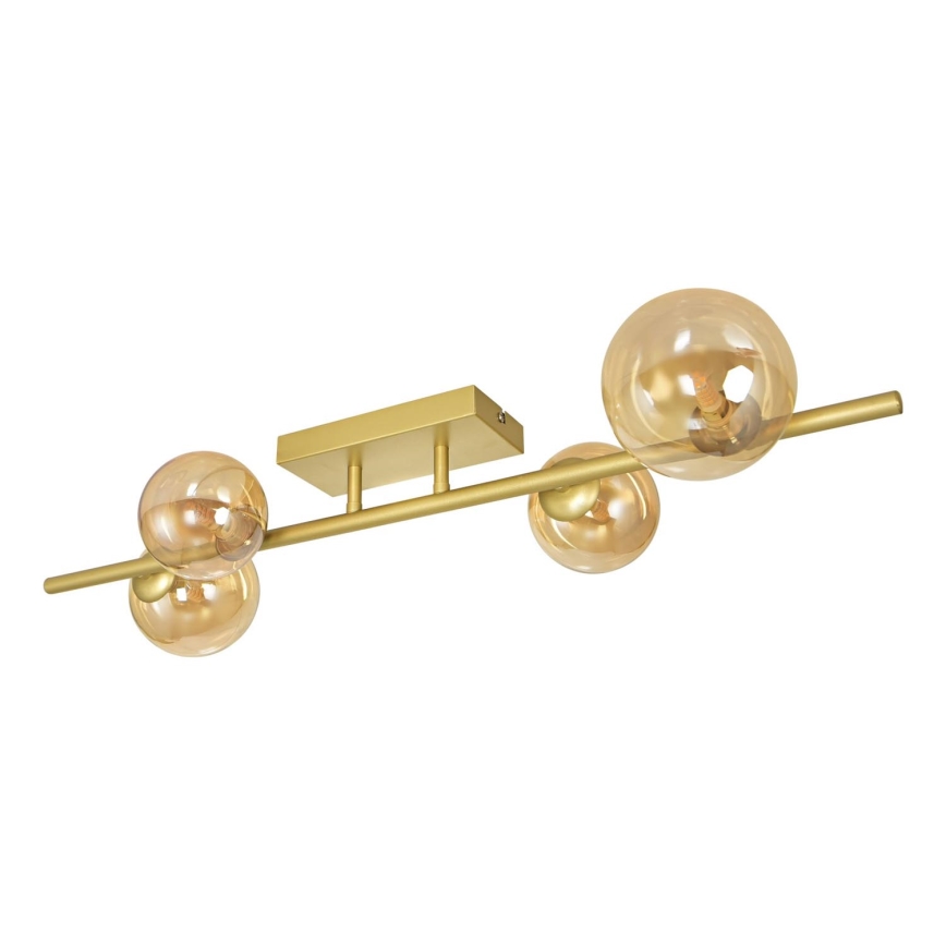 Brilagi - LED ytmonterad ljuskrona MILLA 4xG9/3W/230V guld