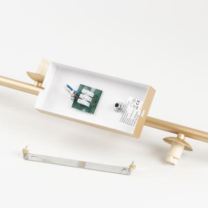 Brilagi - LED ytmonterad ljuskrona MILLA 4xG9/3W/230V guld/rökig