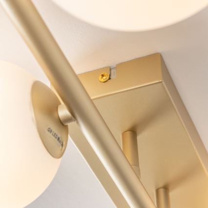 Brilagi - LED ytmonterad ljuskrona MILLA 4xG9/3W/230V guld/vit