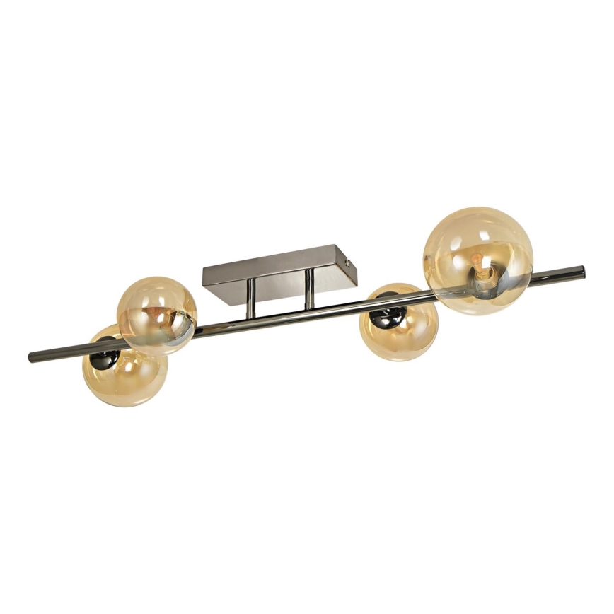 Brilagi - LED ytmonterad ljuskrona MILLA 4xG9/3W/230V skinande krom/guld