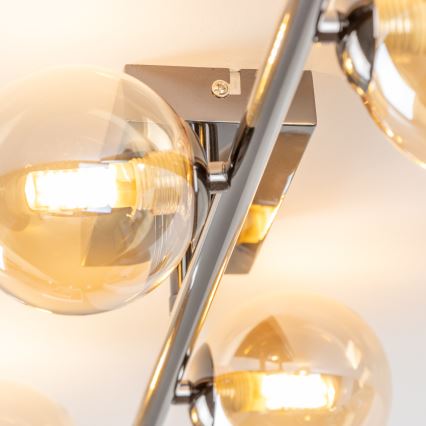 Brilagi - LED ytmonterad ljuskrona MILLA 4xG9/3W/230V skinande krom/guld