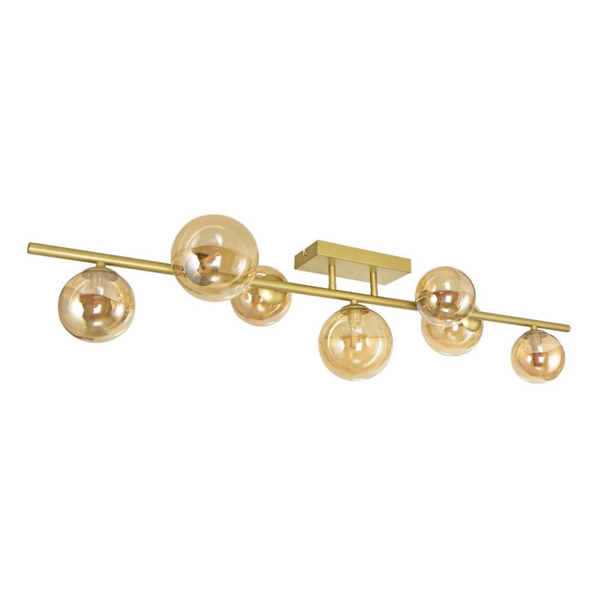 Brilagi - LED ytmonterad ljuskrona MILLA 7xG9/3W/230V guld