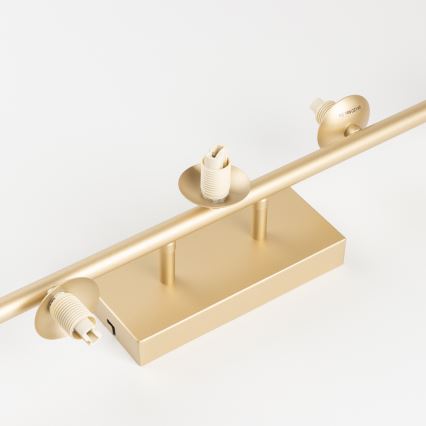 Brilagi - LED ytmonterad ljuskrona MILLA 7xG9/3W/230V guld/vit