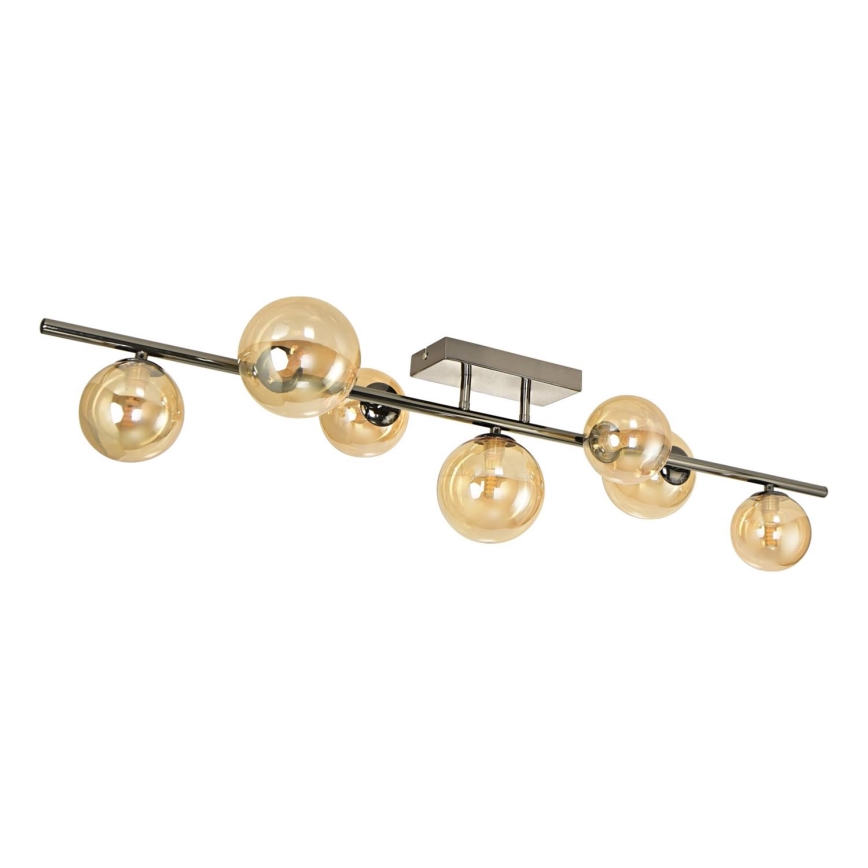 Brilagi - LED ytmonterad ljuskrona MILLA 7xG9/3W/230V skinande krom/guld
