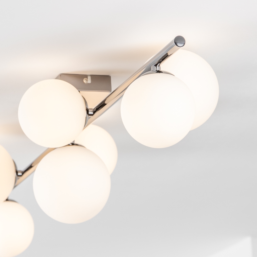 Brilagi - LED ytmonterad ljuskrona MILLA 7xG9/3W/230V skinande krom/vit