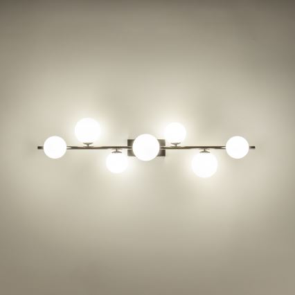 Brilagi - LED ytmonterad ljuskrona MILLA 7xG9/3W/230V skinande krom/vit