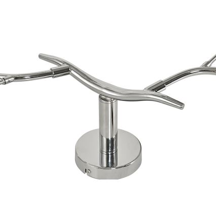 Brilagi - LED ytmonterad ljuskrona MISTEL 6xG9/3W/230V skinande krom/rökig