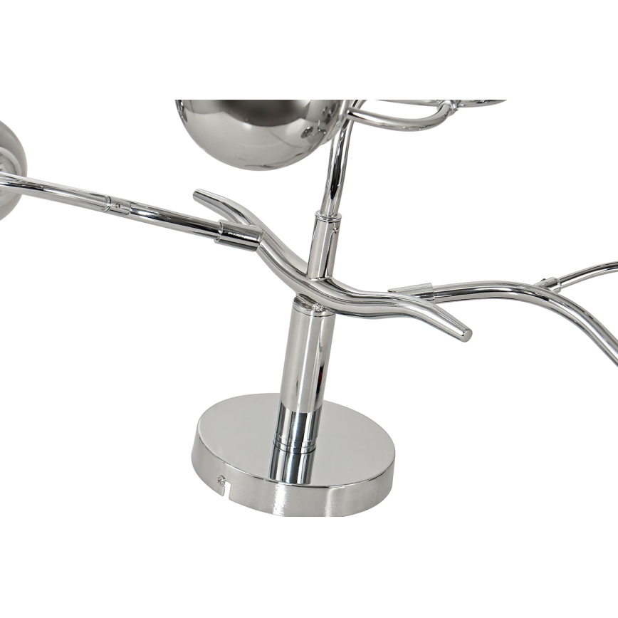 Brilagi - LED ytmonterad ljuskrona MISTEL 9xG9/3W/230V skinande krom/rökig