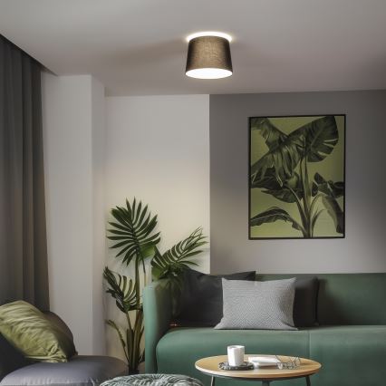 Brilagi - LED ytmonterad taklampa CERIA 1xE27/40W/230V diam. 30 cm svart