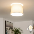 Brilagi - LED ytmonterad taklampa CERIA 1xE27/40W/230V Ø 30 cm beige