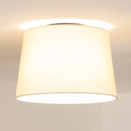 Brilagi - LED ytmonterad taklampa CERIA 1xE27/40W/230V Ø 30 cm beige