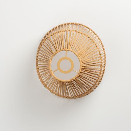 Brilagi - LED-ytmonterad taklampa CERIA BOHO 1x E27/40W/230V Ø 30 cm brun