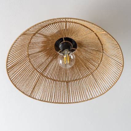 Brilagi - LED ytmonterad taklampa CERIA BOHO 1xE27/40W/230V Ø 50 cm brun