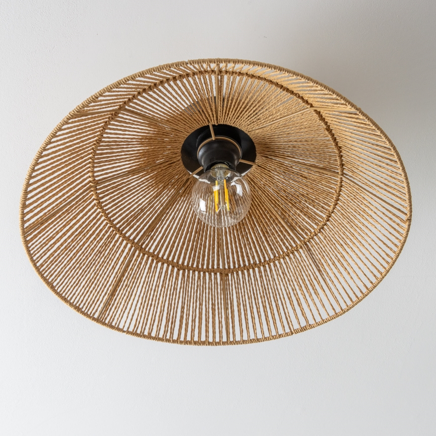 Brilagi - LED ytmonterad taklampa CERIA BOHO 1xE27/40W/230V Ø 50 cm brun