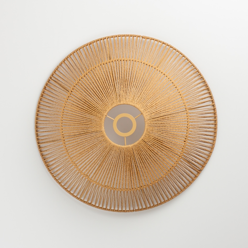 Brilagi - LED ytmonterad taklampa CERIA BOHO 1xE27/40W/230V Ø 50 cm brun