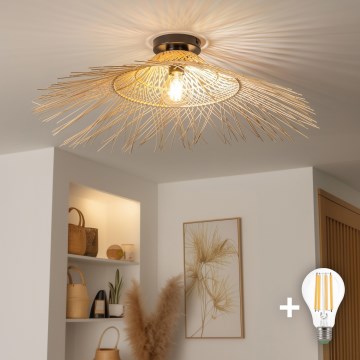 Brilagi - LED ytmonterad taklampa CERIA BOHO 1xE27/40W/230V Ø 70 cm bambu