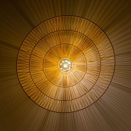 Brilagi - LED ytmonterad taklampa CERIA BOHO 1xE27/40W/230V Ø 70 cm brun