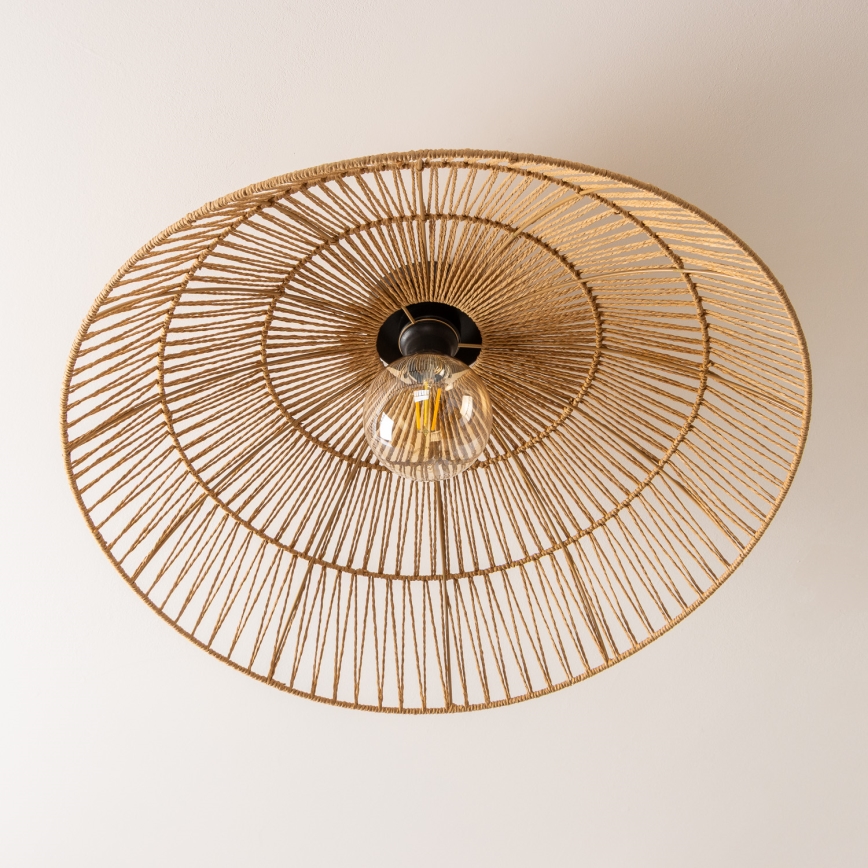 Brilagi - LED ytmonterad taklampa CERIA BOHO 1xE27/40W/230V Ø 70 cm brun