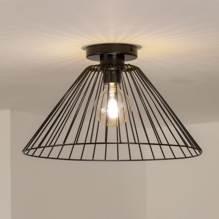 Brilagi - LED ytmonterad taklampa CERIA WIRE 1xE27/40W/230V Ø 45 cm svart