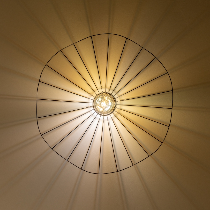 Brilagi - LED ytmonterad taklampa CERIA WIRE 1xE27/40W/230V Ø 80 cm svart