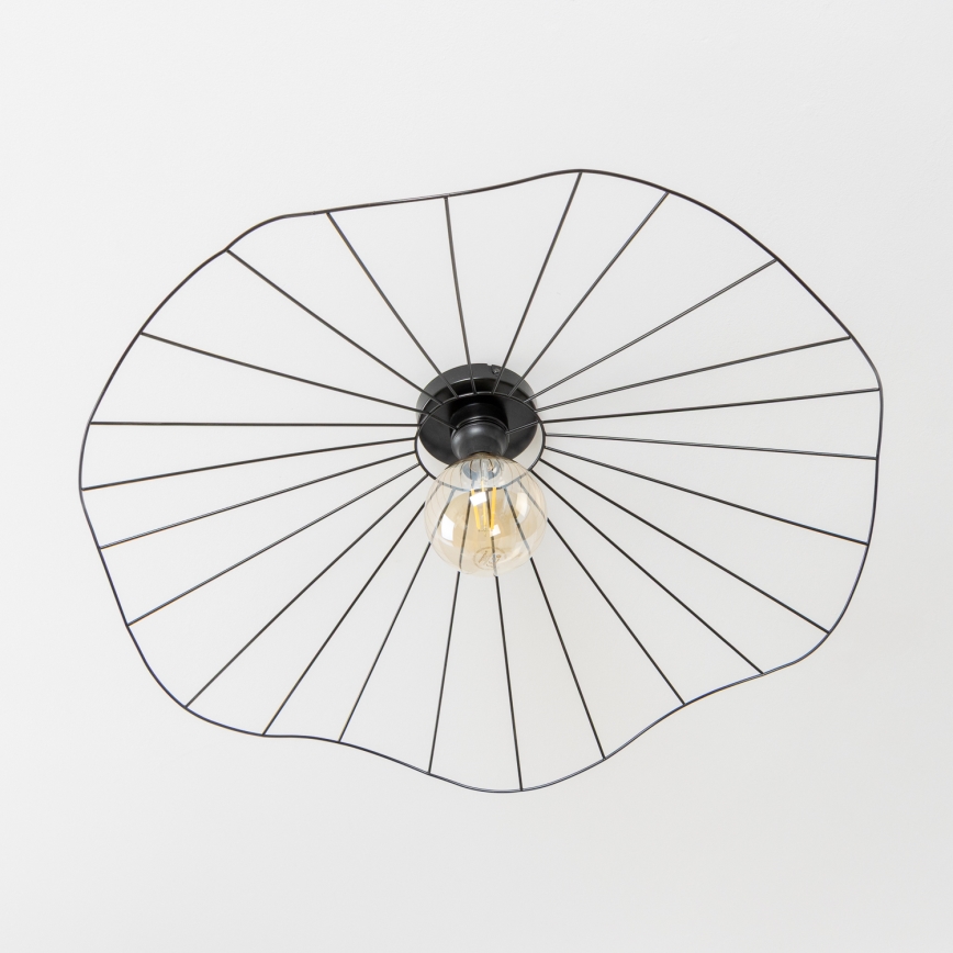 Brilagi - LED ytmonterad taklampa CERIA WIRE 1xE27/40W/230V Ø 80 cm svart