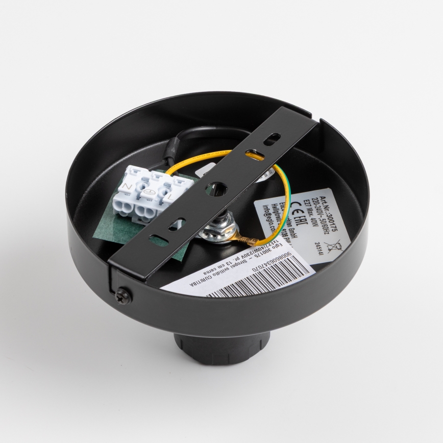 Brilagi - LED ytmonterad taklampa CERIA WIRE 1xE27/40W/230V Ø 80 cm svart