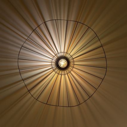 Brilagi - LED ytmonterad taklampa CERIA WIRE 1xE27/40W/230V Ø 80 cm svart