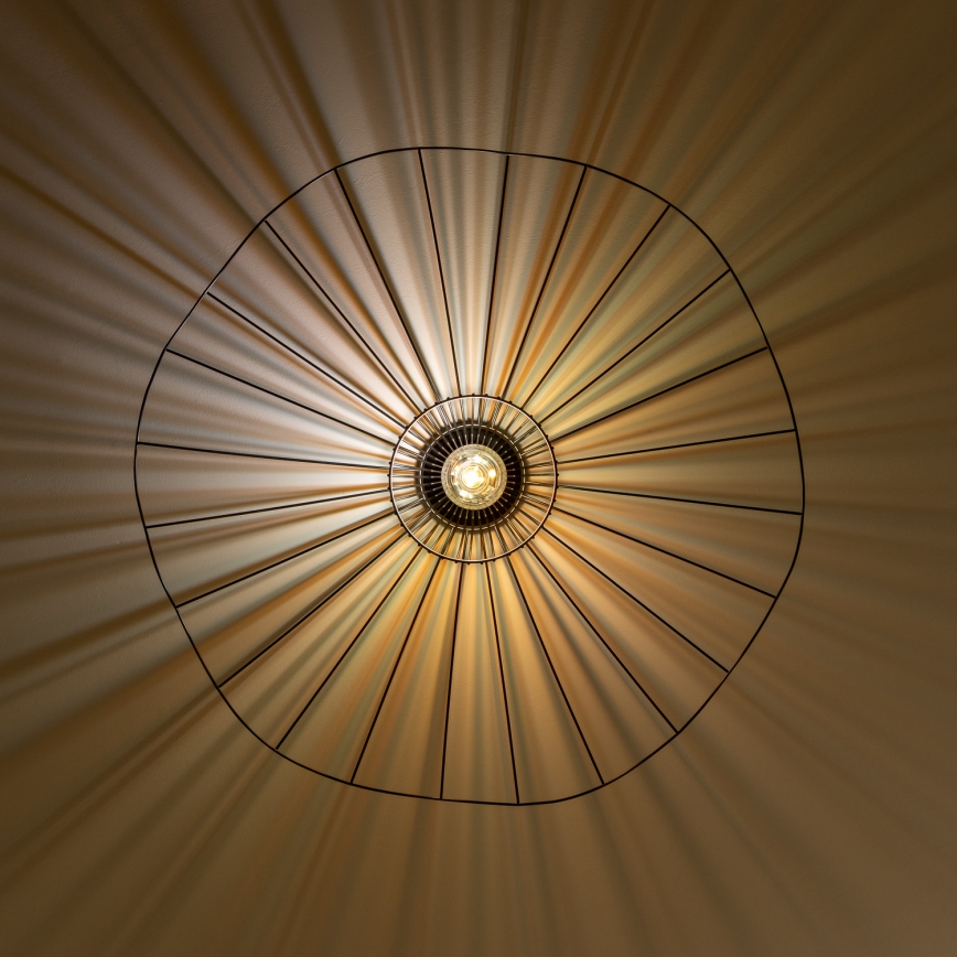 Brilagi - LED ytmonterad taklampa CERIA WIRE 1xE27/40W/230V Ø 80 cm svart