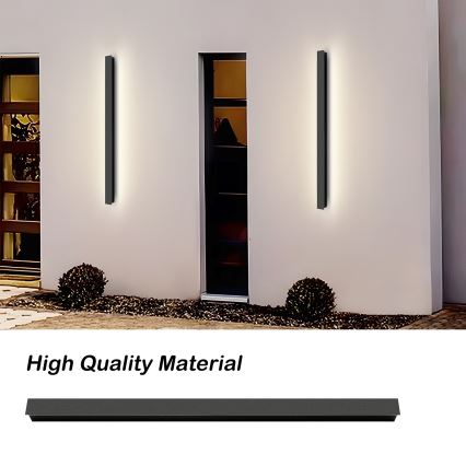 Brilagi - LED utomhusväggarmatur LINEAR LED/22W/230V 4000K IP65 100 cm svart CRI 90