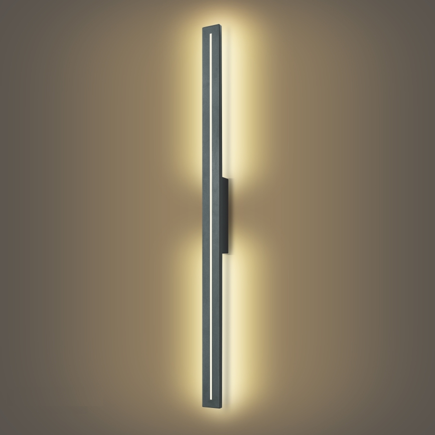 Brilagi - LINEO LED utomhus väggarmatur 24W/230V 3000K IP65 100 cm antracit