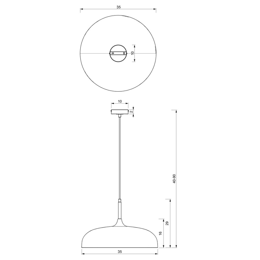 Brilagi - Ljuskrona med textilsladd ABRAHAM 1xE27/60W/230V diameter 35 cm grön