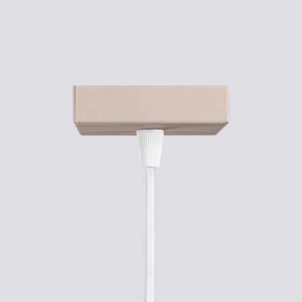 Brilagi - Ljuskrona med textilsladd CRESTO 1xGU10/10W/230V taupe