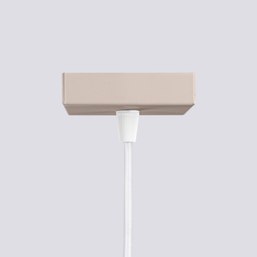 Brilagi - Ljuskrona med textilsladd CRESTO 1xGU10/10W/230V taupe