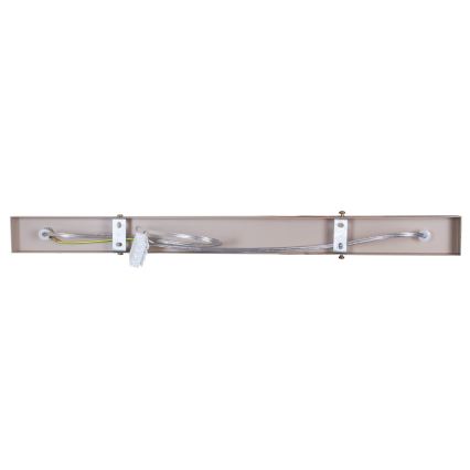 Brilagi - Ljuskrona med textilsladd FLAMENGO 2xE27/60W/230V beige