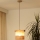 Brilagi - Ljuskrona med textilsladd FOREST 1xE27/15W/230V tall/beige/grädde
