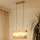 Brilagi - Ljuskrona med textilsladd FOREST 2xE27/15W/230V tall/beige/grädde
