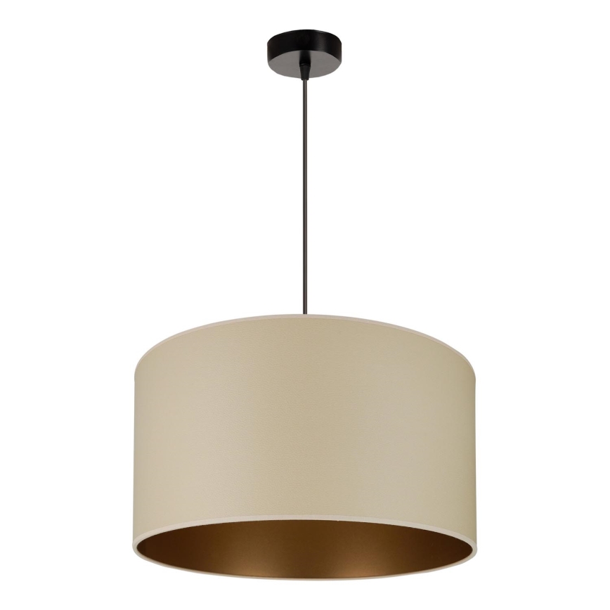 Brilagi - Ljuskrona med textilsladd OREGON ROLLER VEGE 1xE27/15W/230V diameter 45 cm beige