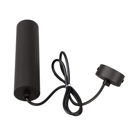 Brilagi - Ljuskrona med textilsladd SELE 1xGU10/30W/230V svart/guld